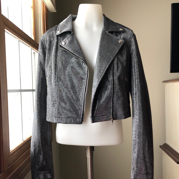 Forever 21 Jackets & Blazers - Silver Metallic Jacket